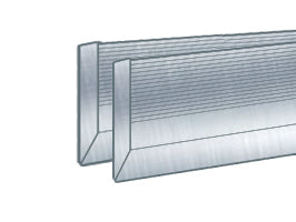 Cutting Tool. Planer Knife. 10 x 1.5 x .250" Corrugated Planer Knife, (SALSCO Shaving Machine)